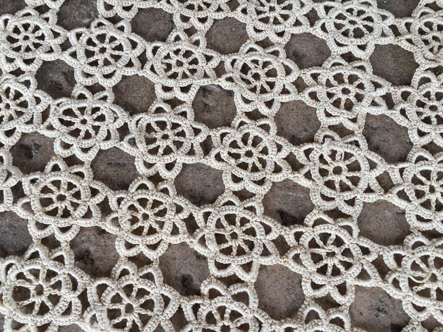 JUST ADDED - Vintage Crochet Lot Includes Table Runners, Placemats & Tablecloth [Photo 2]