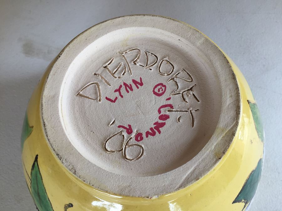 JUST ADDED - Lot Of Four Pottery Bowls Signed Dierdorff [Photo 11]