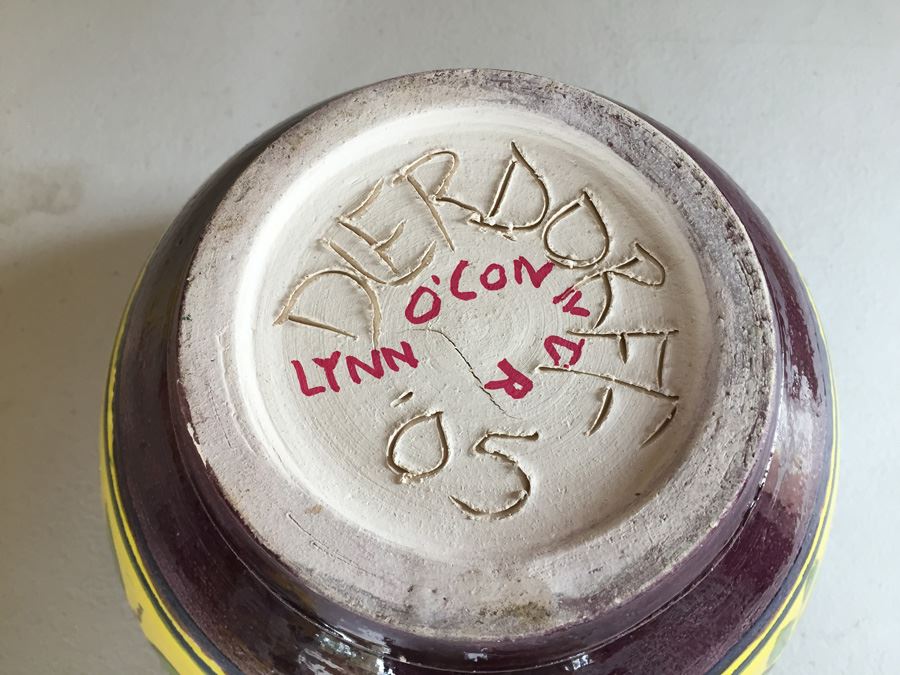 JUST ADDED - Lot Of Four Pottery Bowls Signed Dierdorff [Photo 15]