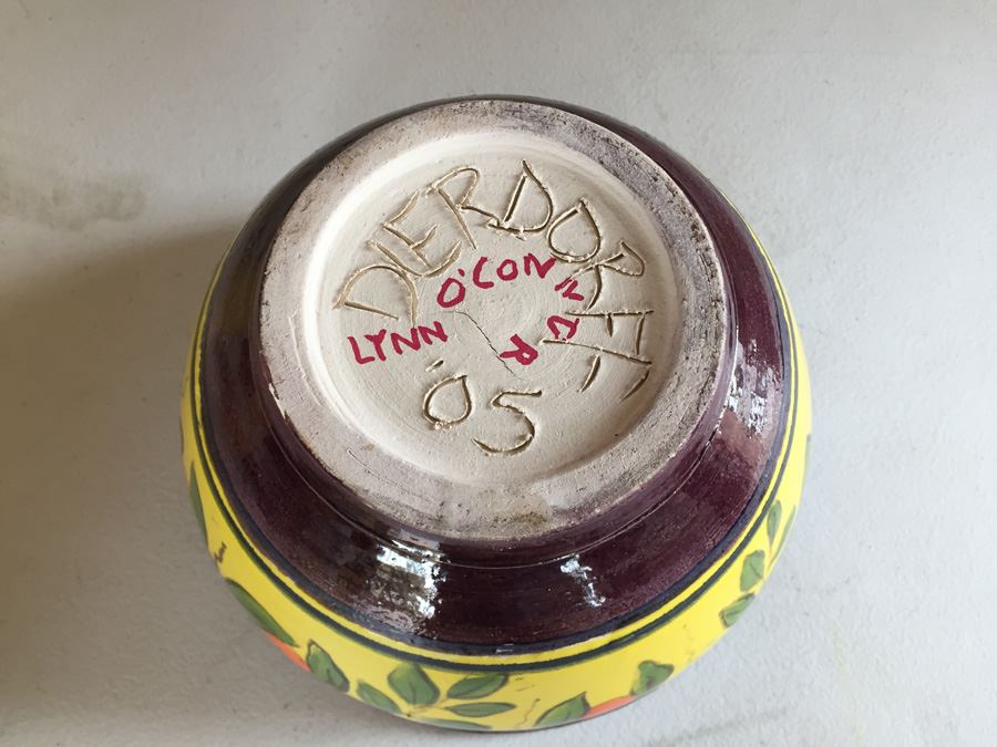 JUST ADDED - Lot Of Four Pottery Bowls Signed Dierdorff [Photo 16]