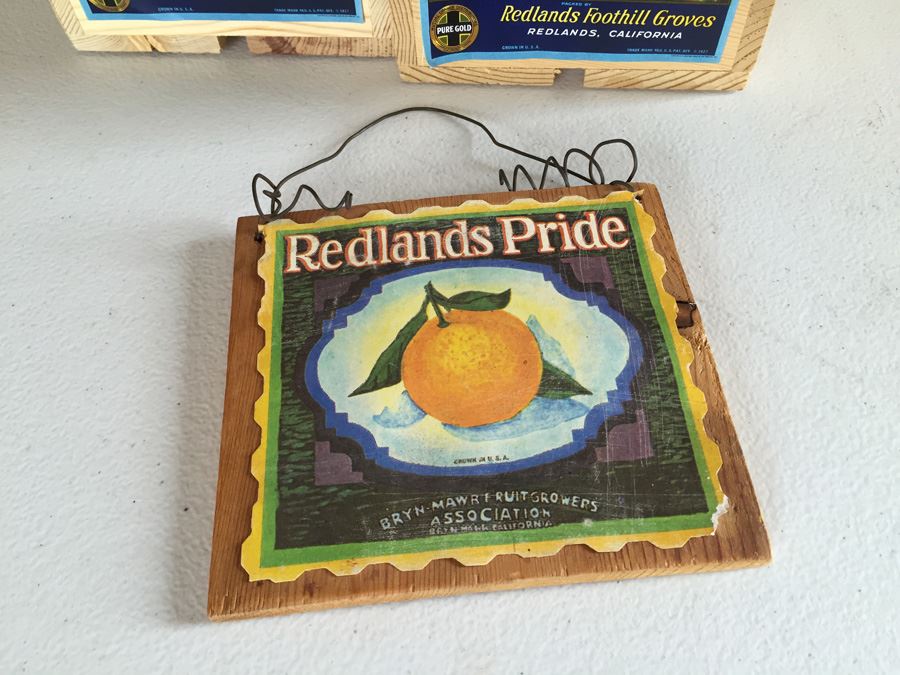 JUST ADDED - Redlands Foothill Fruit Label Crate Lot [Photo 2]