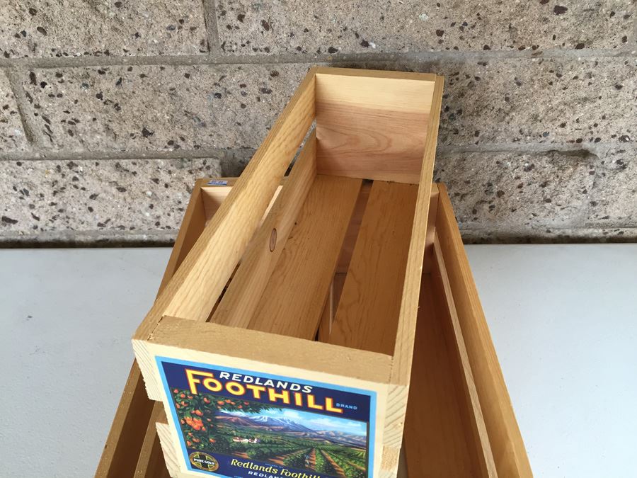 JUST ADDED - Redlands Foothill Fruit Label Crate Lot [Photo 5]
