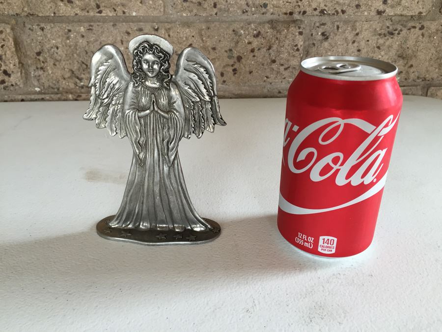 JUST ADDED - Seagull Pewter Canada Standing Angel Vintage 1986