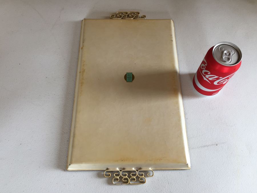 JUST ADDED - Pewter Lot With Hollywood Regency Serving Tray [Photo 15]