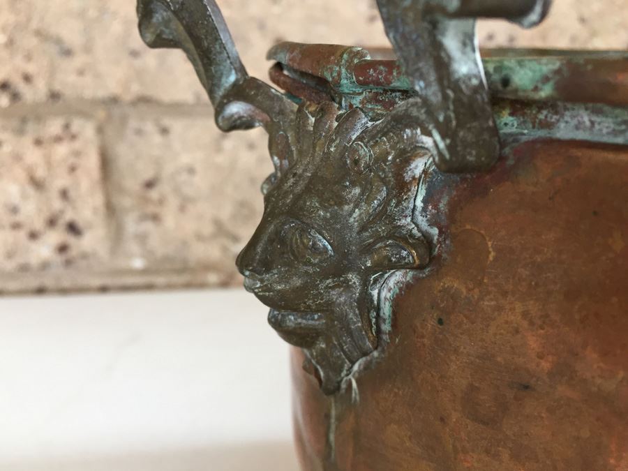 JUST ADDED - Vintage Copper Hand Hammered Vessel With Great Patina [Photo 5]