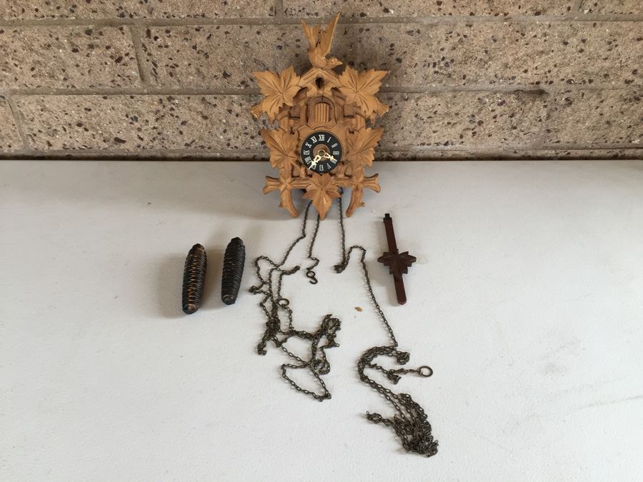 JUST ADDED - West Germany Cuckoo Clock Vintage 1960's