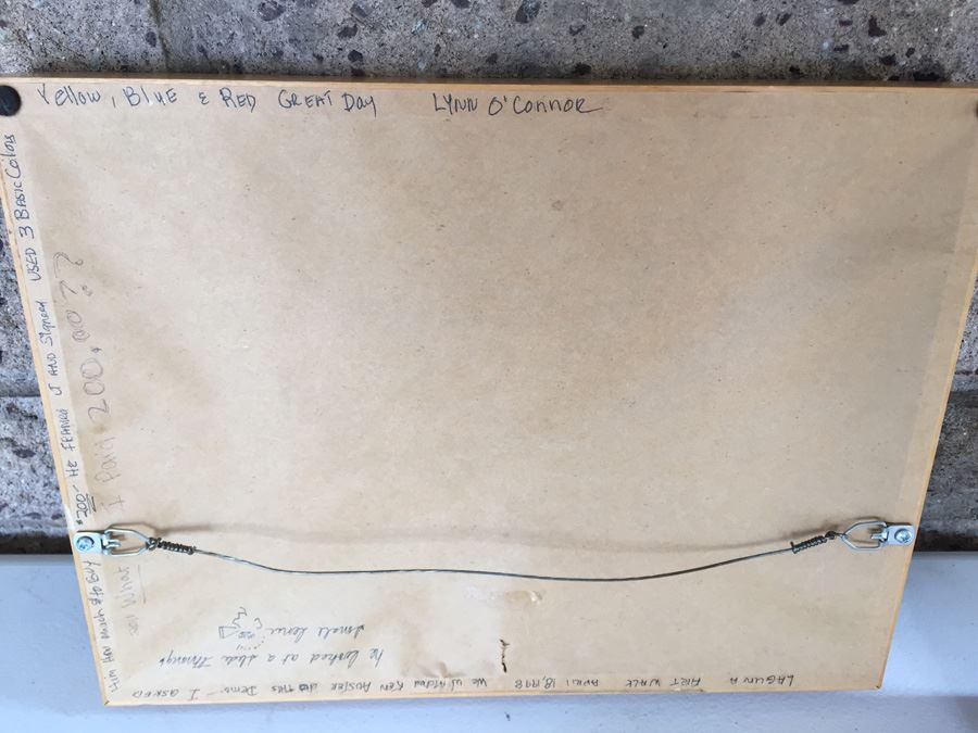 JUST ADDED - Original Signed Plein Air Laguna Beach California Coast Oil Painting By Ken Auster (1949 - 2016) Painted At Laguna Art Walk 1998 [Photo 12]