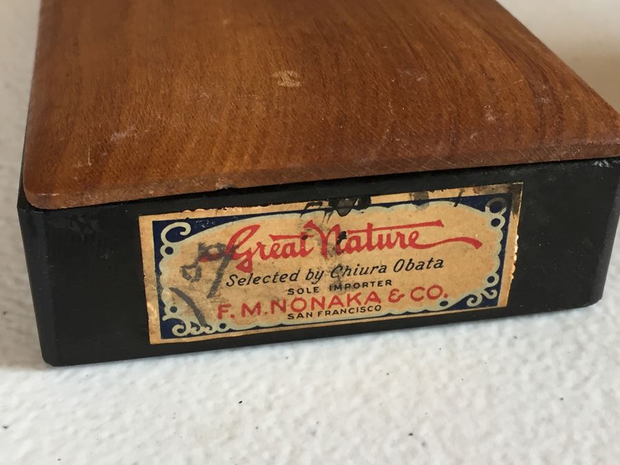 JUST ADDED - Great Nature Chiura Obata F. M. Nonaka & Co. Ink Stone Inkstone San Francisco [Photo 2]
