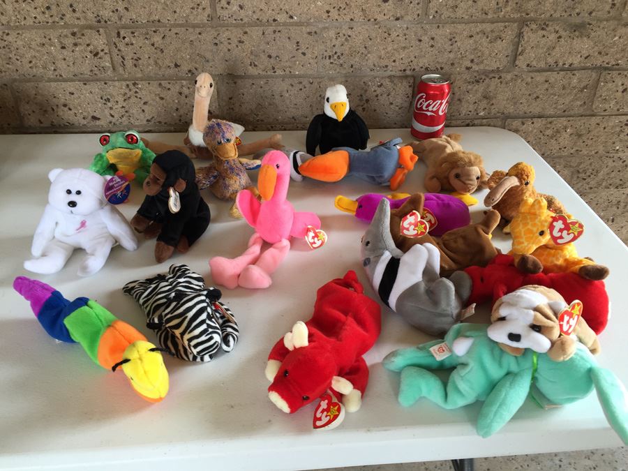 JUST ADDED - Vintage Beanie Babies Lot