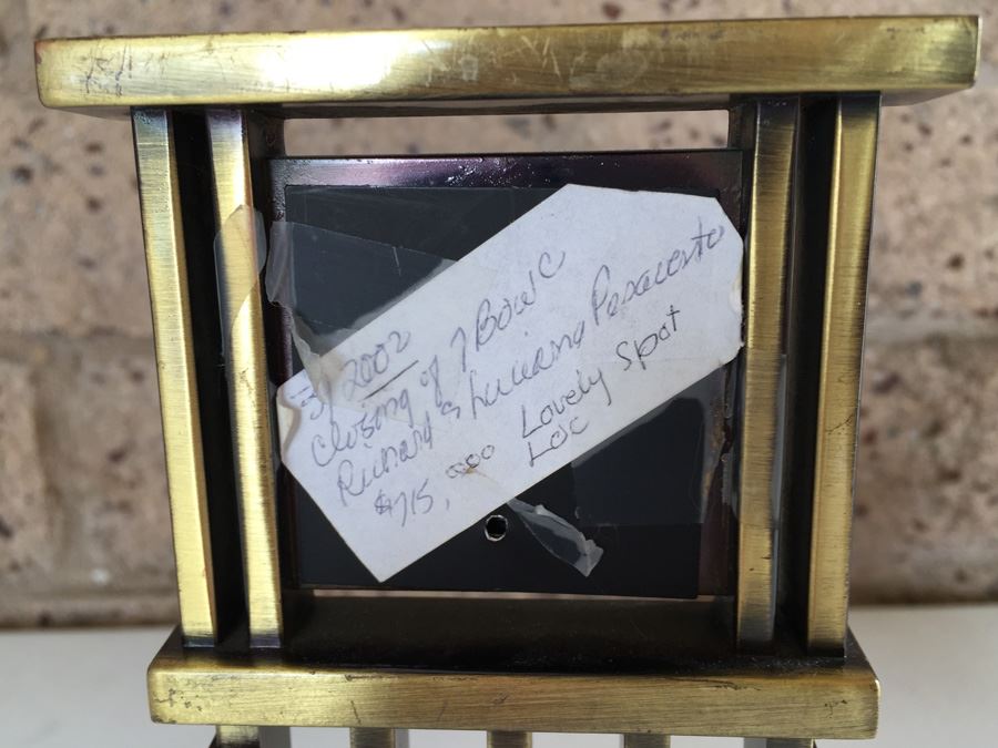 JUST ADDED - Bulova Frank Lloyd Wright Clock [Photo 3]