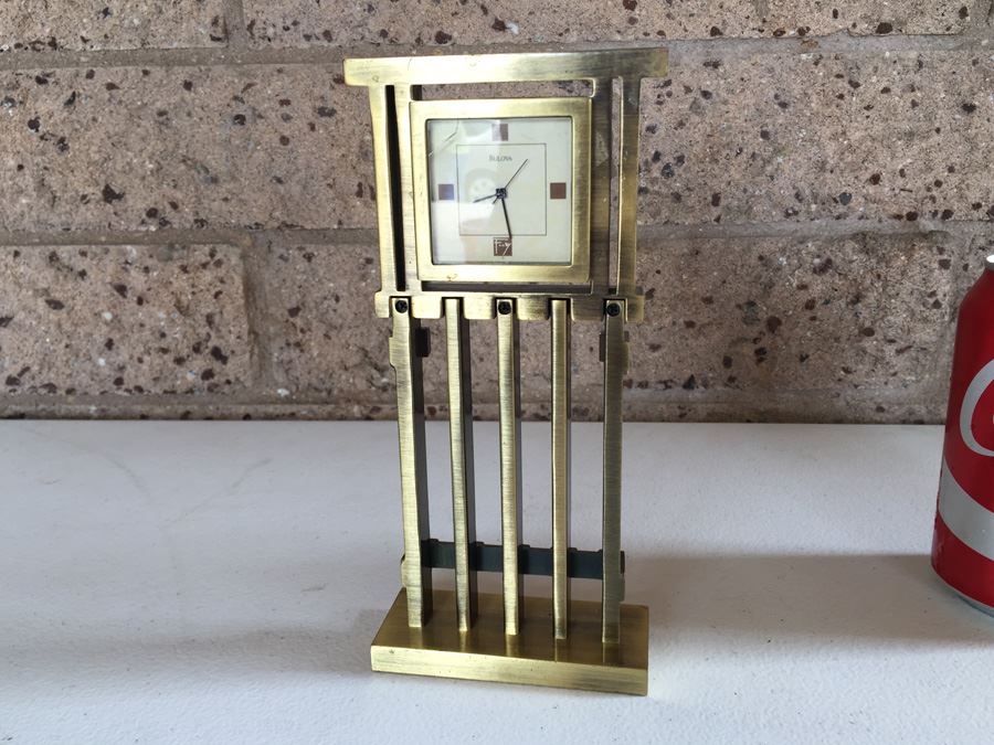JUST ADDED - Bulova Frank Lloyd Wright Clock [Photo 7]