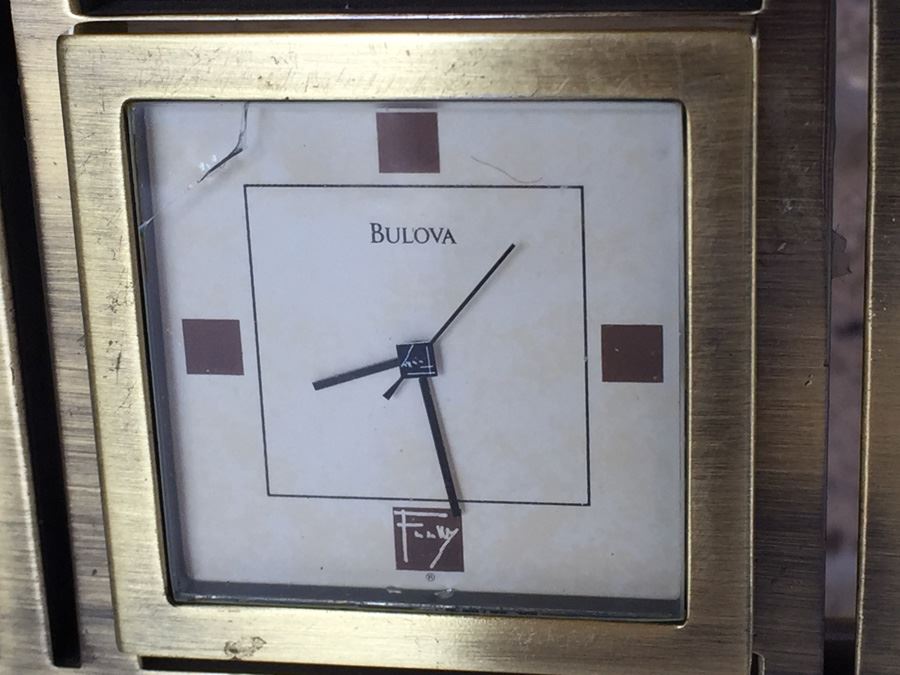 JUST ADDED - Bulova Frank Lloyd Wright Clock [Photo 5]