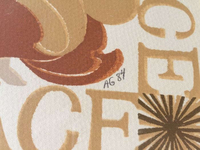 JUST ADDED - Framed Anita Gronendahl Peace Limited Edition Signed Serigraph 93/130 (1941 - 1994) [Photo 4]