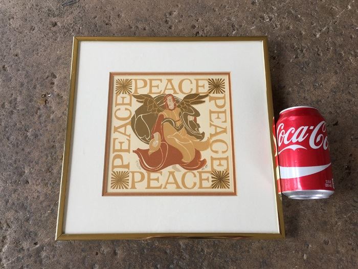 JUST ADDED - Framed Anita Gronendahl Peace Limited Edition Signed Serigraph 93/130 (1941 - 1994) [Photo 1]