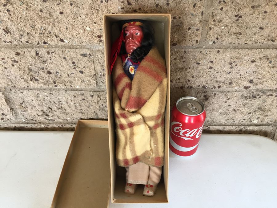 vintage native american skookum dolls