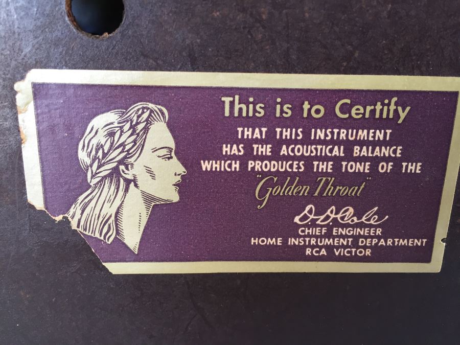 JUST ADDED - Vintage RCA Victor Tube Radio Model 1-X-51 Bakelite 'Golden Throat' Working [Photo 8]