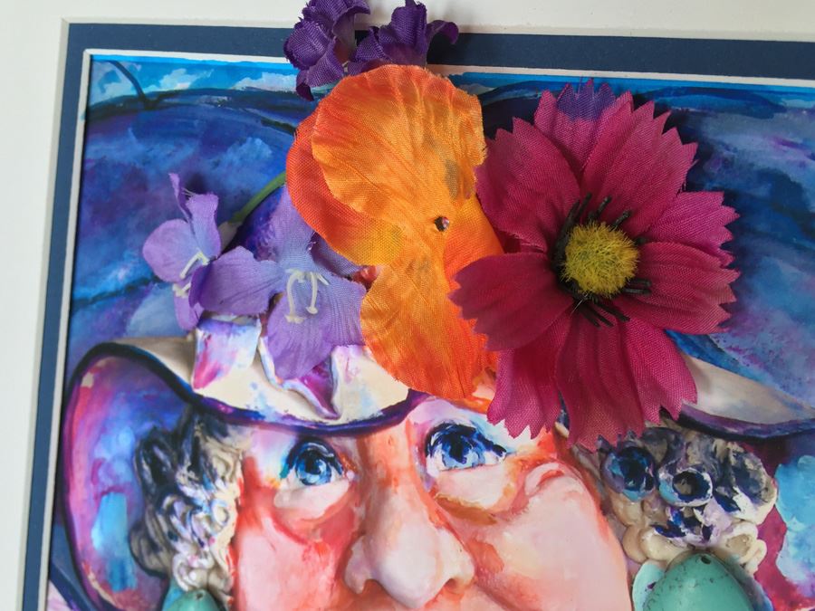 JUST ADDED - Original Bonnie Lee Roth Signed Watercolor Mixed Media Artwork [Photo 7]