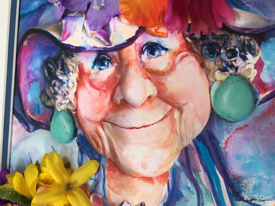 JUST ADDED - Original Bonnie Lee Roth Signed Watercolor Mixed Media Artwork [Photo 8]