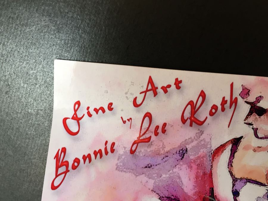 JUST ADDED - Original Bonnie Lee Roth Signed Watercolor Mixed Media Artwork [Photo 12]