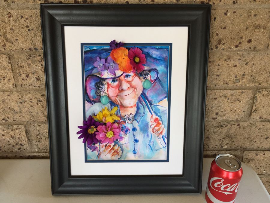 JUST ADDED - Original Bonnie Lee Roth Signed Watercolor Mixed Media Artwork [Photo 1]
