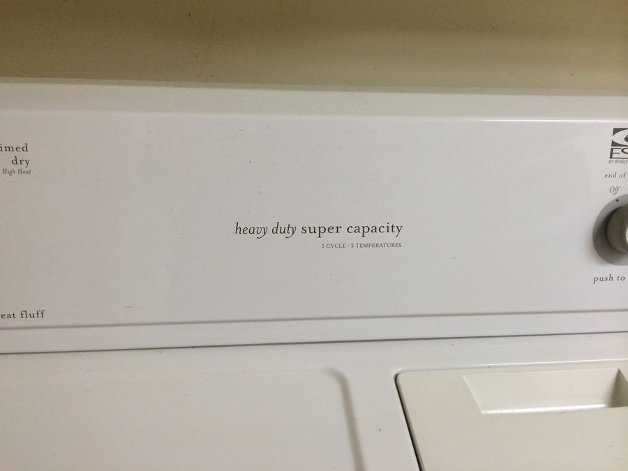 Estate by Whirlpool Front Loading Heavy Duty Super Capacity Gas Dryer [Photo 3]