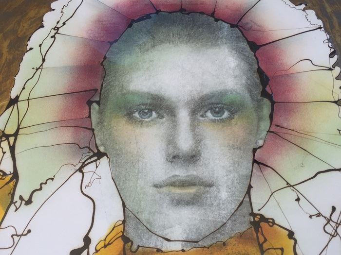 JUST ADDED - Original Gerrit Greve Signed Drip Line Painting From Mid 70's (San Diego Artist) [Photo 7]