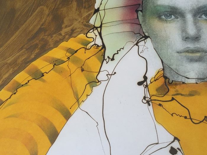 JUST ADDED - Original Gerrit Greve Signed Drip Line Painting From Mid 70's (San Diego Artist) [Photo 10]