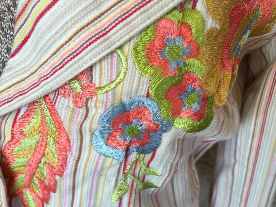 JUST ADDED - Johnny Was Embroidered Jacket Size S [Photo 11]