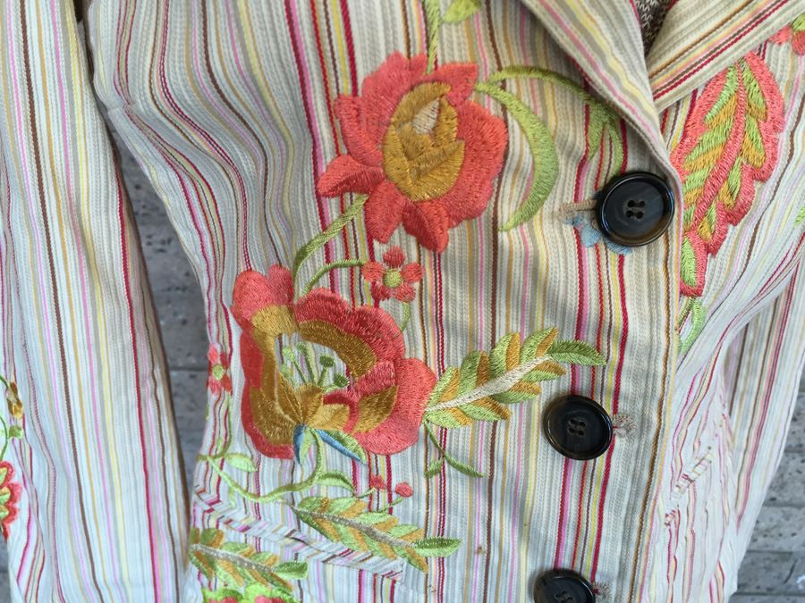 JUST ADDED - Johnny Was Embroidered Jacket Size S [Photo 2]