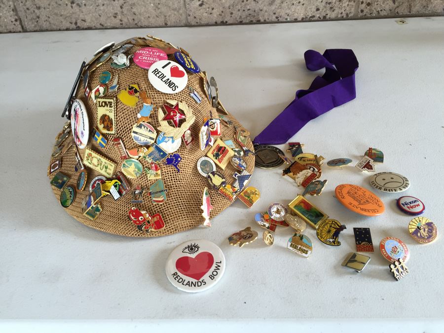 JUST ADDED - Hat And Pin Lot