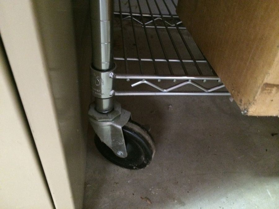 Heavy Duty Stainless Steel Wire 6-Shelf Unit on Casters [Photo 3]