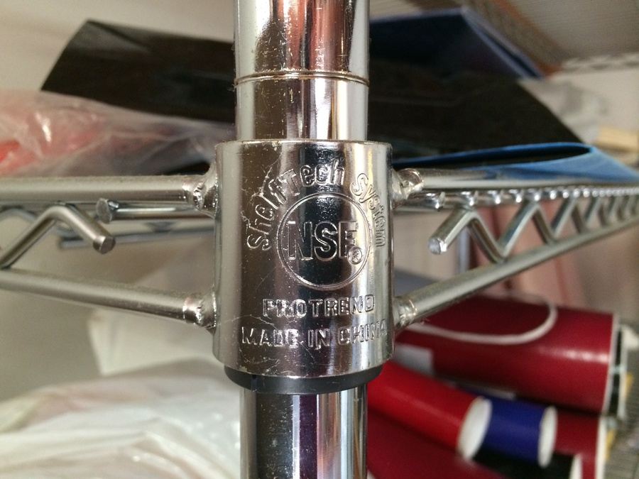 Heavy Duty Stainless Steel Wire 6-Shelf Unit on Casters [Photo 2]