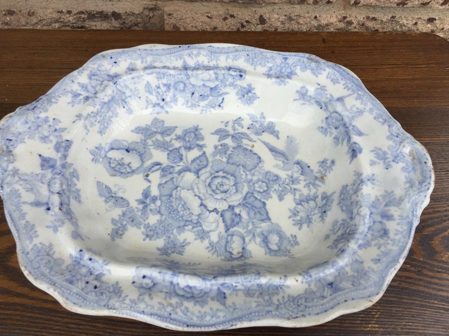 JUST ADDED - Antique Blue And White Transferware [Photo 30]