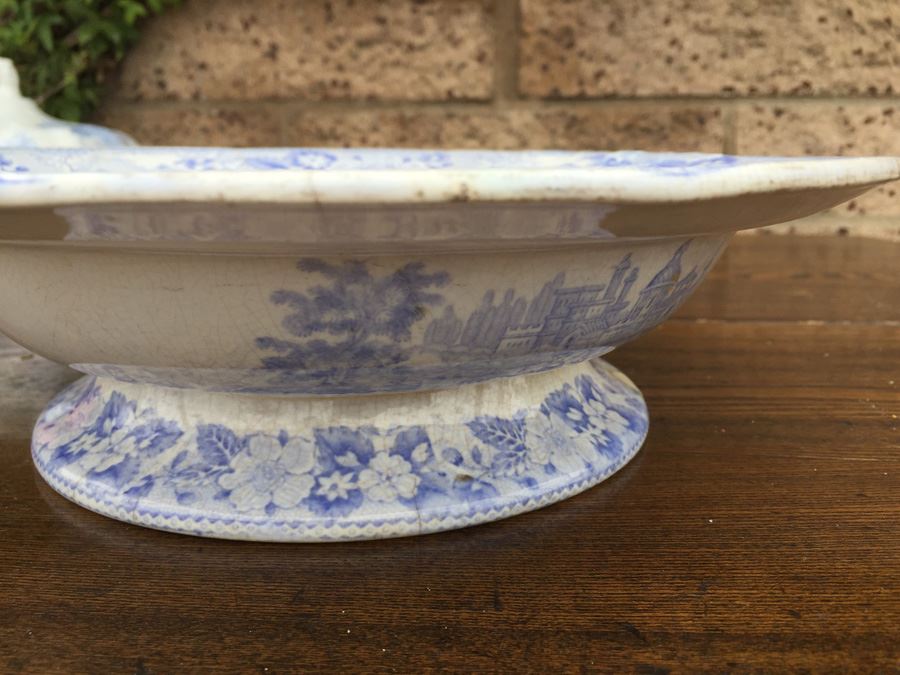 JUST ADDED - Antique Blue And White Transferware [Photo 20]