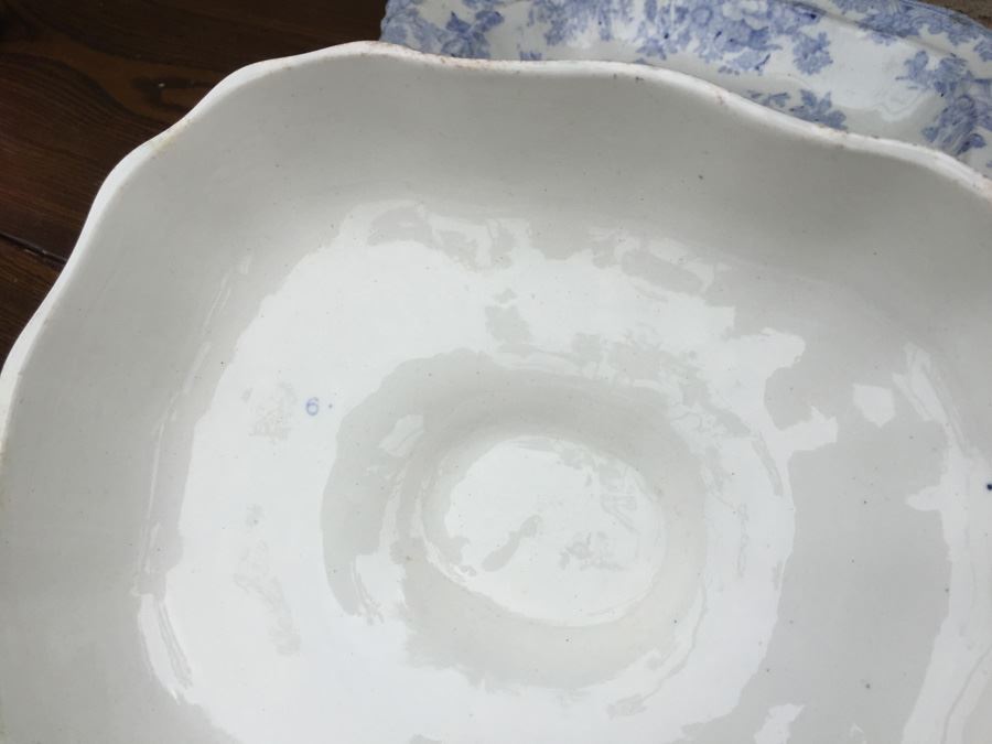 JUST ADDED - Antique Blue And White Transferware [Photo 28]