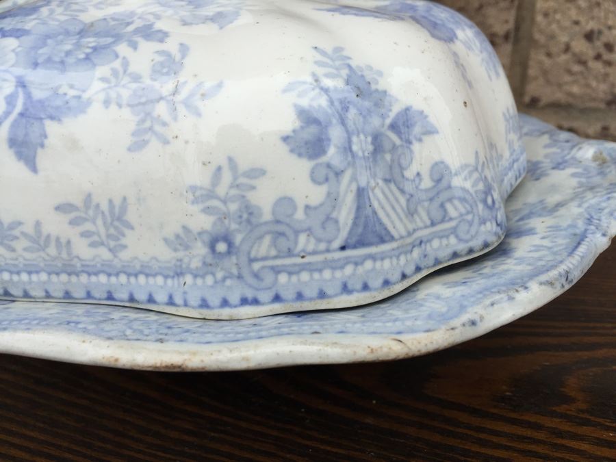 JUST ADDED - Antique Blue And White Transferware [Photo 27]