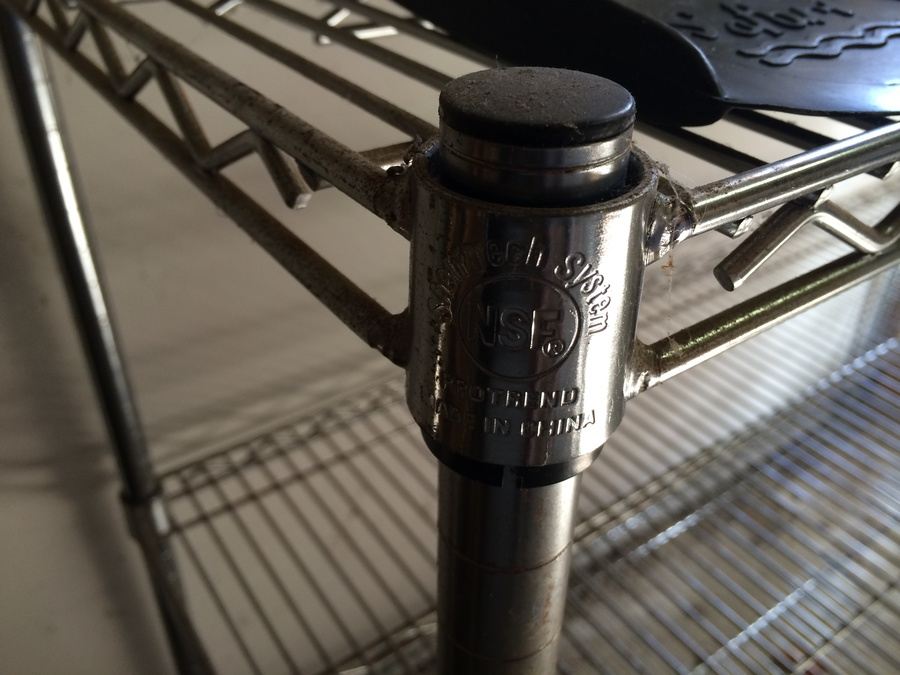 3 Shelf Stainless Steel Wire Shelving [Photo 4]