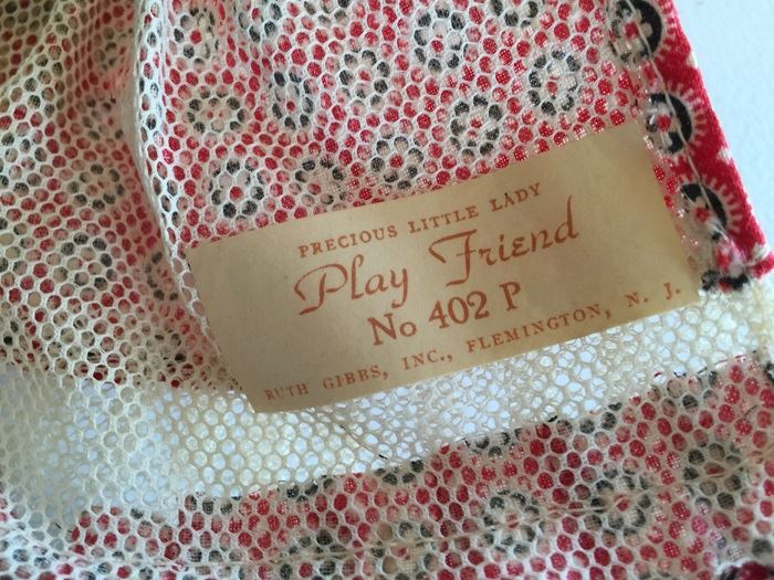 JUST ADDED - Vintage 1940's Ruth Gibbs Dolls Precious Little Lady Louise (No 103 PA) And Play Friend (No 402 P) [Photo 6]