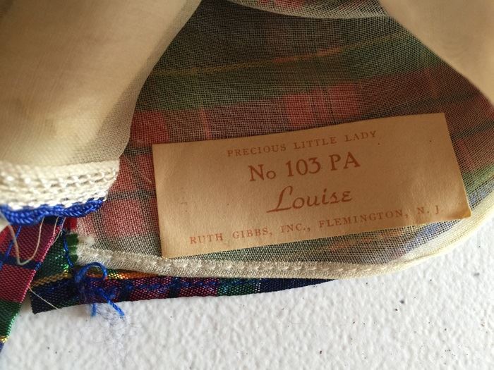 JUST ADDED - Vintage 1940's Ruth Gibbs Dolls Precious Little Lady Louise (No 103 PA) And Play Friend (No 402 P) [Photo 3]