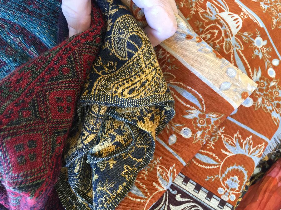 JUST ADDED - Vintage Scarf And Handkerchief Lot [Photo 11]