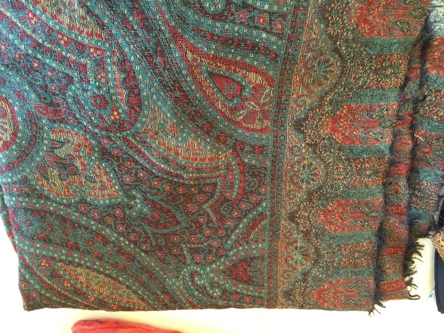 JUST ADDED - Vintage Scarf And Handkerchief Lot [Photo 12]