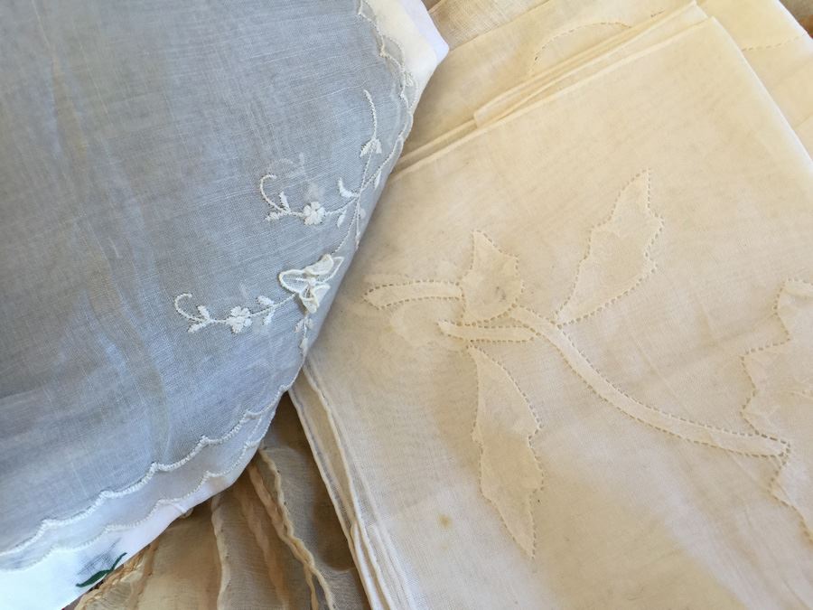 JUST ADDED - Vintage Scarf And Handkerchief Lot [Photo 4]