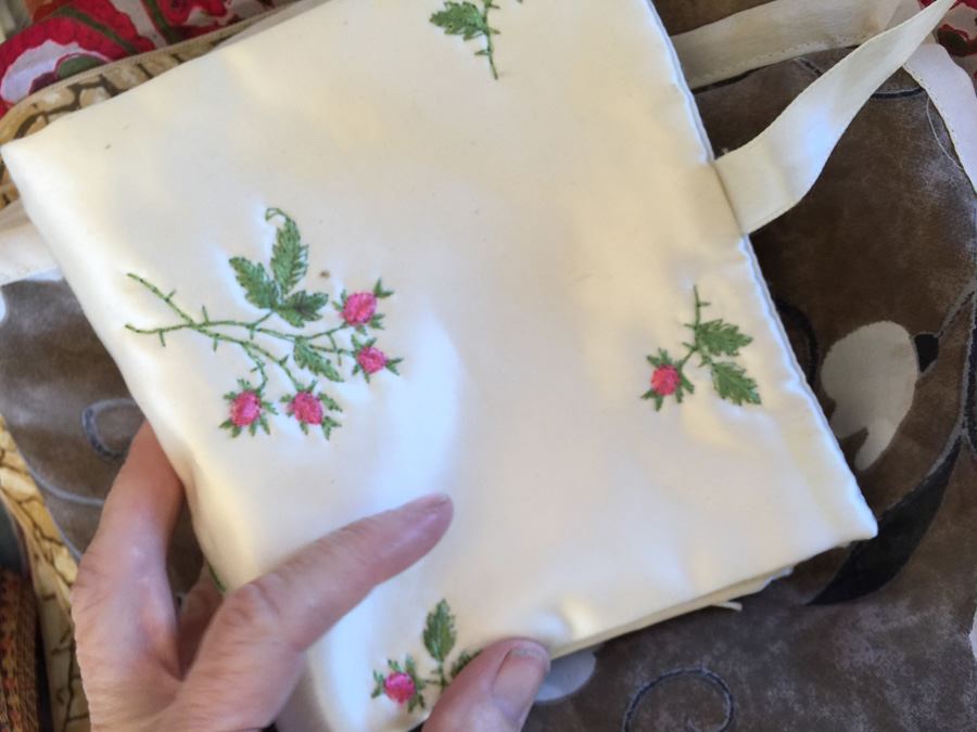 JUST ADDED - Vintage Scarf And Handkerchief Lot [Photo 8]