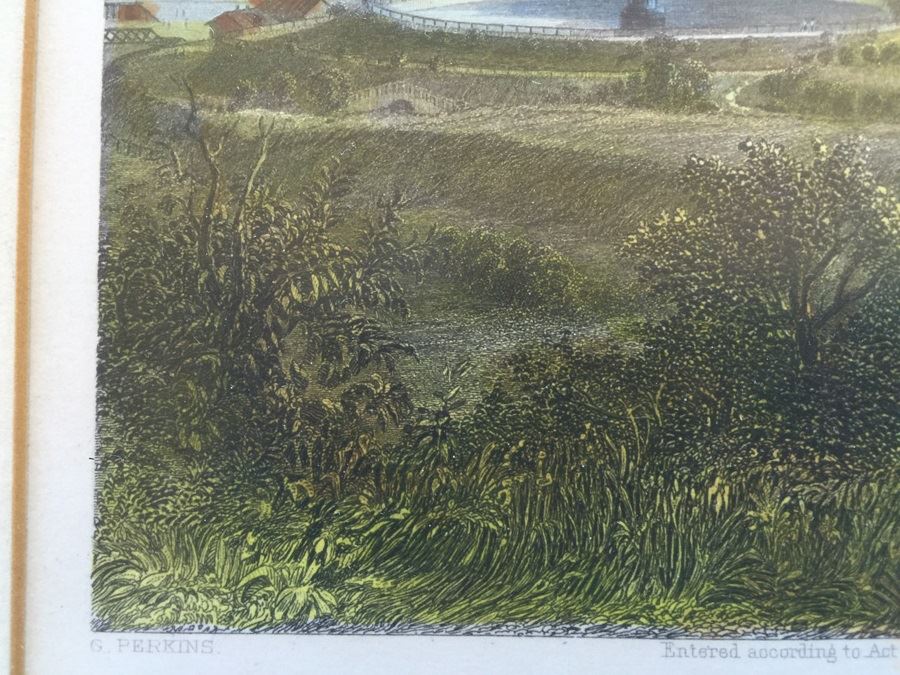 JUST ADDED - Three Framed Colored Engravings [Photo 9]