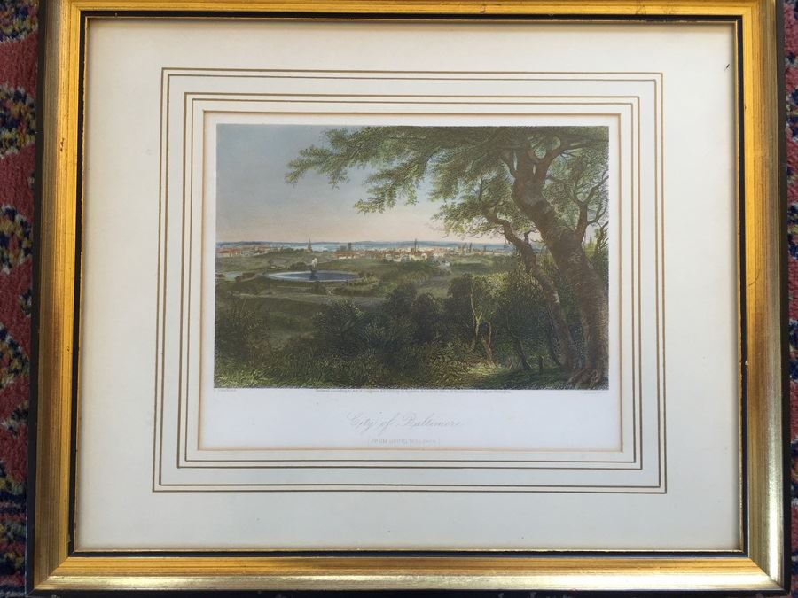 JUST ADDED - Three Framed Colored Engravings