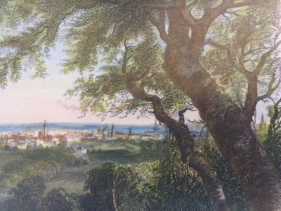 JUST ADDED - Three Framed Colored Engravings [Photo 8]