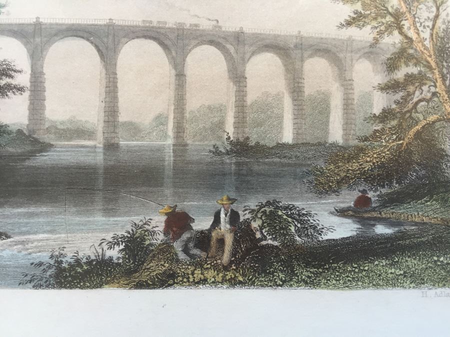 JUST ADDED - Three Framed Colored Engravings [Photo 17]