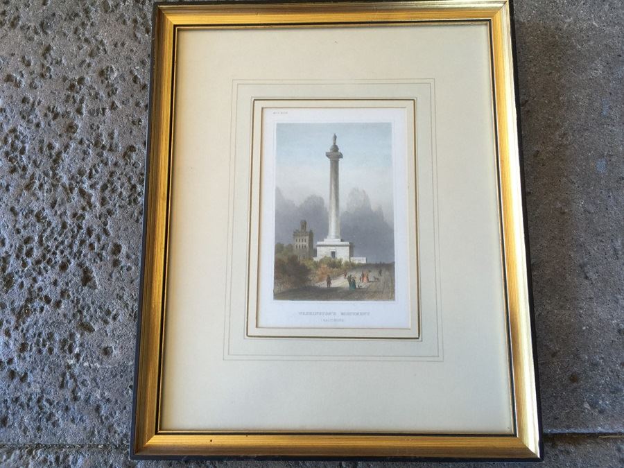 JUST ADDED - Three Framed Colored Engravings [Photo 3]