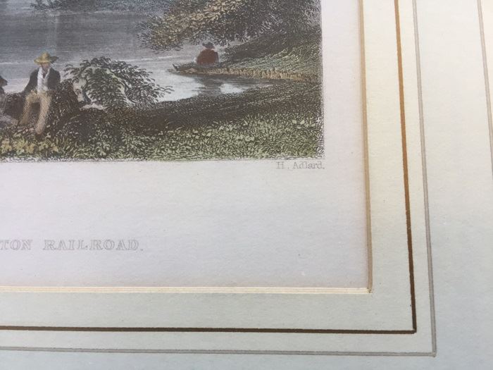 JUST ADDED - Three Framed Colored Engravings [Photo 19]