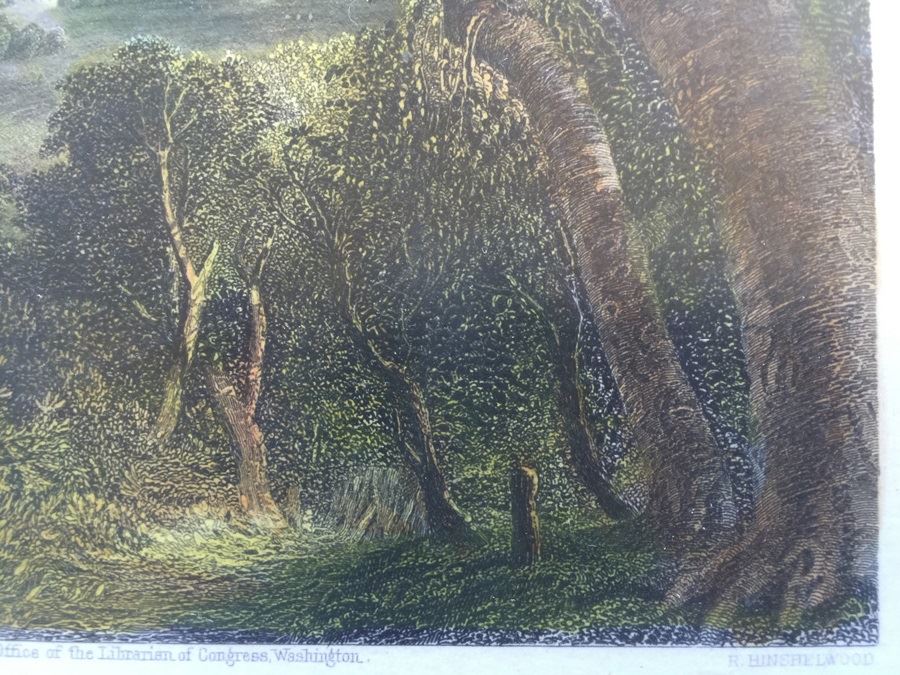 JUST ADDED - Three Framed Colored Engravings [Photo 11]